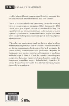el derecho a no mentir-albert camus-9788418056291
