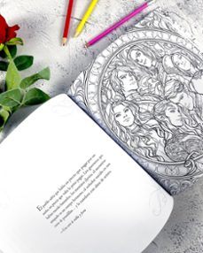 una corte de rosas y espinas. libro para colorear-sarah j. maas-9788408322207