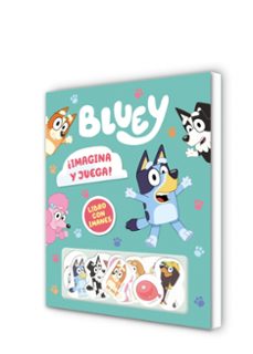 bluey. libro juguete - ¡imagina y juega! libro con imanes-9788448869113