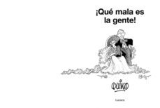 que mala es la gente-9788426445544