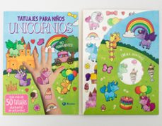 Imagen Secuandaria de Tatuajes para niños. Unicornios. Abrir galería completa.