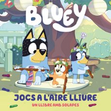 bluey. llibre de cartró amb solapes - joc a l aire lliure-9788448872748