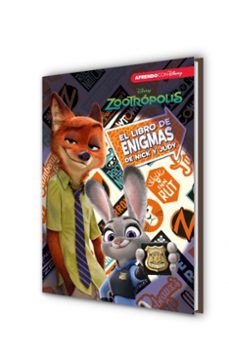 zootrópolis. el libro de enigmas de nick y judy (enigmas disney)-9788416548378
