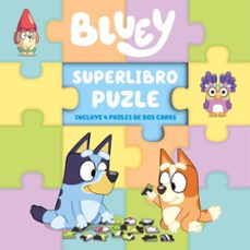 bluey. libro juguete - superlibro puzzle. 4 puzles de dos caras p ara leer y jugar-9788448871291