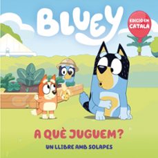 bluey. llibre de cartró amb solapes - a que juguem?-9788448870096