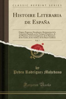 histoire literaria de españa, vol. 7-9780259222101