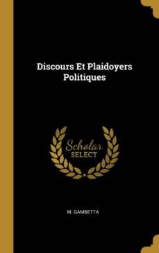 discours et plaidoyers politiques-9780270013801