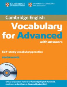 cambridge vocabulary for advanced (edition with answers and audio cd)-9780521182201