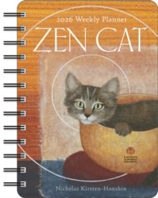 zen cat 2026 weekly planner calendar-nicholas kirsten honshin-9781524899301