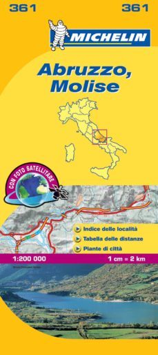 abruzzo, molise (mapas "local" michelin, ref. 361)-9782067126701