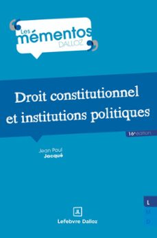 droit constitutionnel et institutions politiques. 16e éd. (ebook)-jean paul jacqué-9782247252701