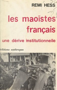 les maoistes français (ebook)-remi hess-9782402642101