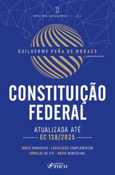constituiço federal - 12. ed. - 2026 (ebook)-guilherme peña de moraes-9786561208901