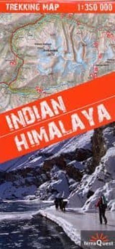 himalaya indio, mapa de trekking plastificado: escala: 1:350.000-9788361155201
