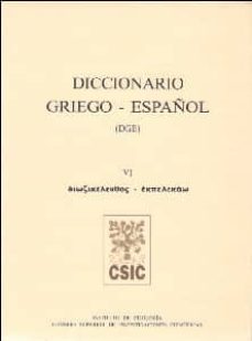diccionario griego-español (vol. vi)-francisco r. adrados-9788400080501