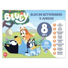 bluey  bloc de actividades y juegos 8 en 1-9788410133501