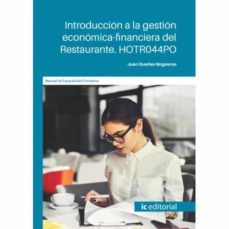 (i.b.d.) hotr044po introducción a la gestión económica-financiera del restaurante.-9788411034401