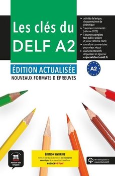 les cles du delf a2. ed. actualisee. ed. hybride-9788411573801