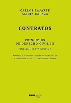 principios de derecho civil tomo iii. contratos (26ª ed.)-carlos lasarte alvarez-alicia calaza-9788413819501
