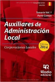 auxiliares de administracion local. volumen 1: parte comun-tomas robledo de dios-9788416232901