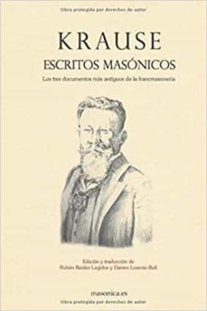 krause, escritos masonicos-ruben baidez legidos-darren lorente bull-9788417732301