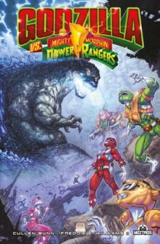 godzilla vs mighty morphin power rangers-cullen bunn-freddie e. williams-9788418955501