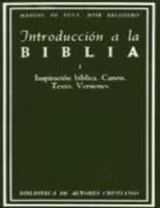 introduccion a la biblia (t.1) inspiracion biblica-manuel de tuya solar-9788422000501