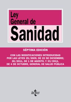ley general de sanidad (7ª ed.)-9788430954001