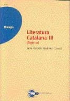 literatura catalana iii: siglo xx-julia butiña jimenez-9788436239201
