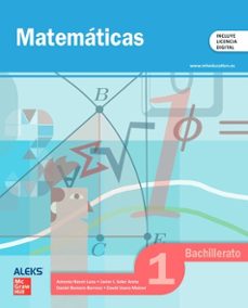 matemáticas + aleks 1 bachillerato-9788448650001