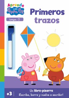 peppa pig. primeros aprendizajes - aprendo con peppa pig. primero s trazos (libro-pizarra)-9788448869601