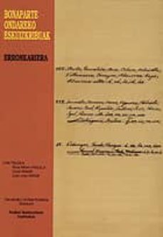 bonaparte ondareko eskuizkribuak: erronkariera-9788474855401