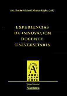 experiencias de innovacion docente universitaria (cd)-ana garcia valcarcel muñoz repiso-9788478002801