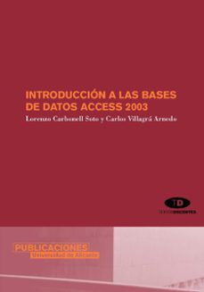 introduccion a las bases de datos access 2003-9788479088101