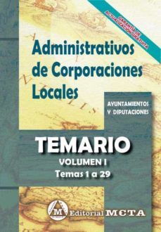 administrativos de corporaciones locales volumen i: temario (temas 1 a 29) nueva edicion 2021-manuel segura ruiz-9788482195001