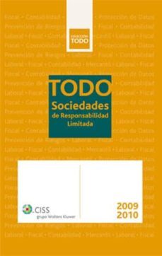 todo sociedades de responsabilidad limitada 2009-2010-joaquin castañer-vivianna coloma-9788482358901