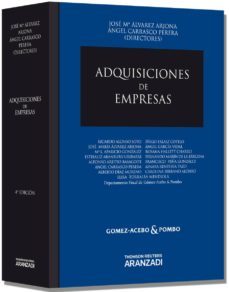 adquisiciones de empresas  (4ª ed.)-jose m alvarez arjona-9788490145401