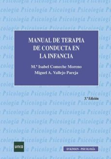 manual de terapia de conducta en la infancia (3ª ed.)-9788490857601