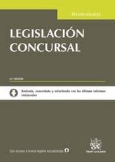 legislacion concursal (21ª ed.)-ana belen campuzano-9788491195801