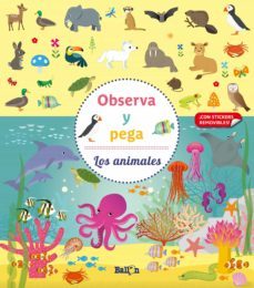 observa y pega - los animales-9789403219301