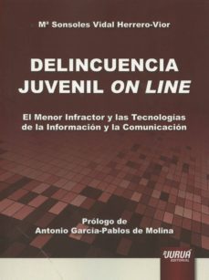 delincuencia juvenil on line-mª sonsoles vidal herrero vior-9789897123801