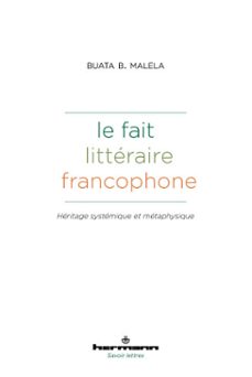 le fait littéraire francophone-9791037048301
