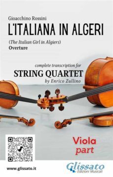 viola part of "l'italiana in algeri" for string quartet (ebook)-9791220862301