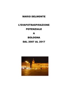 l'evapotraspirazione potenziale a bologna dal 2007 al 2017 (ebook)-9791222735801