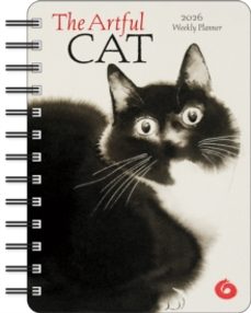 the artful cat 2026 weekly planner calendar-endre penovac-9781524898311