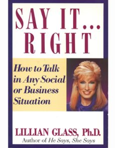 say it right - how to talk in any social or business situation (ebook)-lillian glass-9781929873111