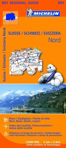 mapa regional suisse nord/ schweiz nord/ svizzera nord (leyenda e n español) (2013)-9782067183711