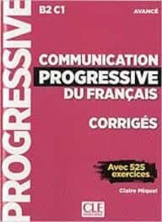 communication progressive du français - corriges - niveau avance - nouvelle couverture-9782090384611