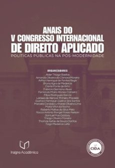anais do v congresso internacional de direito aplicado (ebook)-thiago bastos et al. alder-9786583104311