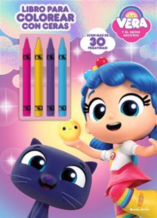 vera y el reino arcoíris. libro para colorear con ceras-9788408273011